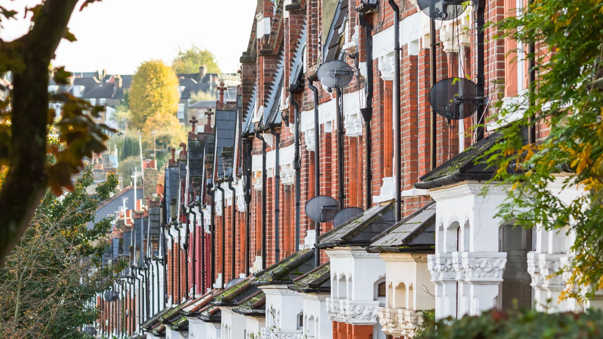 Street of HMO properties